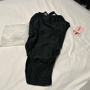 Sporti Solid Wide Strap One Piece